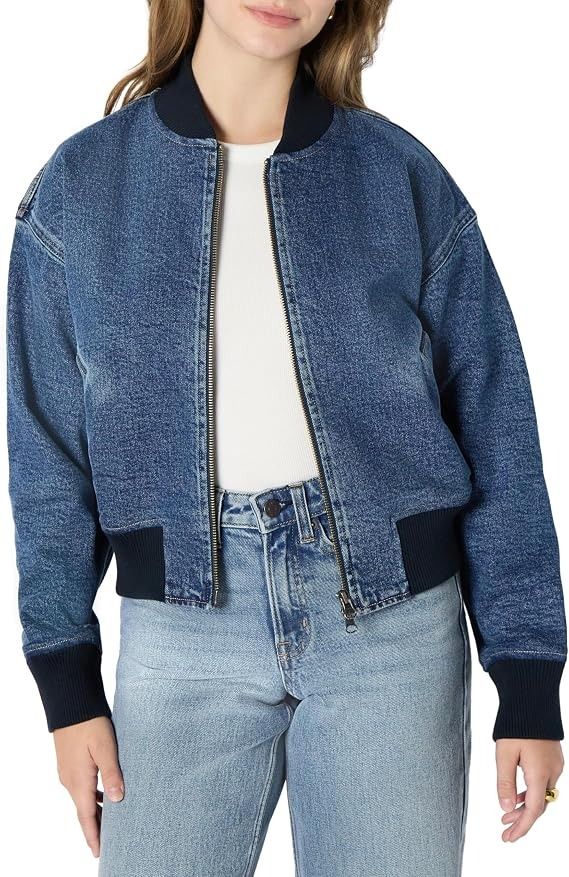 Denim Bomber Jacket image 1
